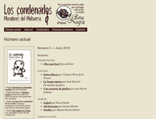 Tablet Screenshot of loscondenados.elmultiverso.com